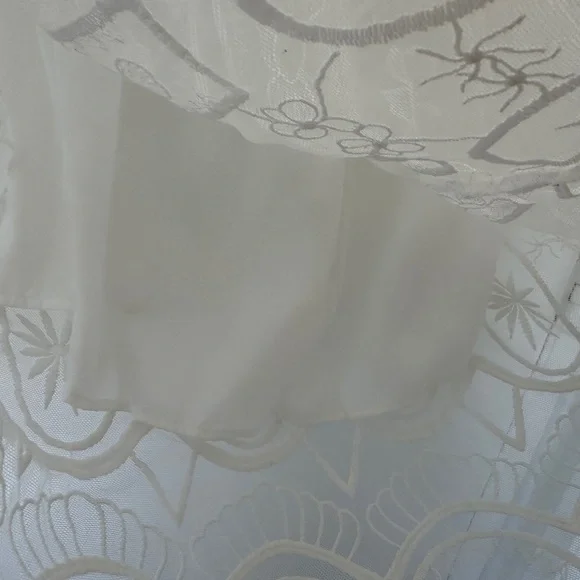 For Love and  Lemons bridal shower or wedding dress, white lace, bridal gown, S - Picture 10 of 13